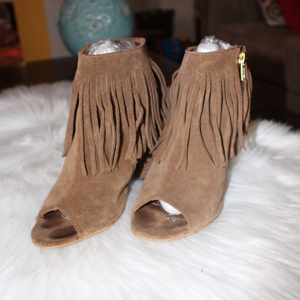 Carlos Santana, Jasper Open Toe Block Heel Bootie… - image 2